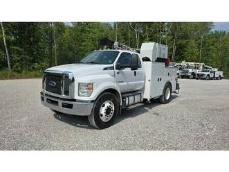 2017 ford f-750 s.d. 6.7l diesel & imt 6025 crane-compressor-generator