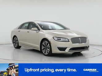 used 2017 lincoln mkz select
