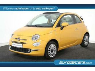 fiat 500c 1.2 lounge *leer*cabrio*parkassist* (bj 2015) — fiat — marktplaats
