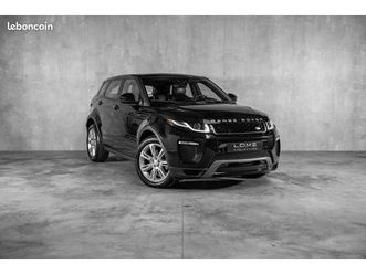 range rover evoque 2.0 td4 awd bva 180 ch - hse ultimate black - audio meridian - caméra de recul - sièges chauffants - carnet & suivi complet