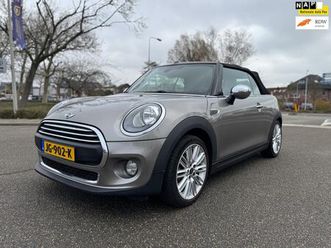 mini cabrio - 1.2 one business / airco / navigatie / cruise.control / pdc / lmv / elek.pakket / historie