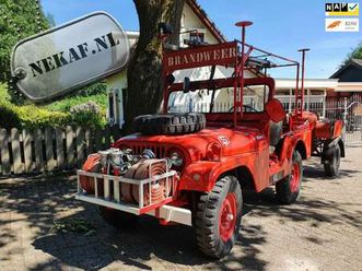 jeep nekaf - willys m38a1 brandweer auto
