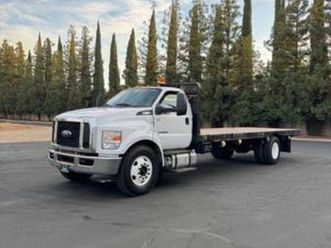 2017 ford f650 super duty 24ft flatbed