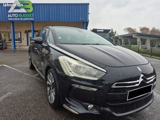 citroen ds5 hybrid4 so chic automatic 200 chx (hybride, diesel électrique) clim,cuir,sieges chauffant,ct ok,kit distri+pompe a eau neuf,repri poss,garantie 3 mo