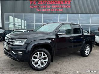 volkswagen amarok 3.0 v6 tdi 224 ch carat 4motions / clim / gps / attelage / xenon / 4x4 / boite auto / cuir / regulateur / 2018 / 160997 kms