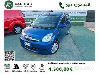 daihatsu cuore 1.0 12v sho 69cv 5 porte 5 posti