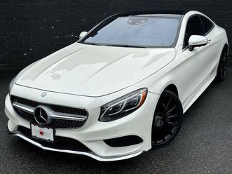 used 2015 mercedes-benz s-class s 550 4matic awd 2dr coupe