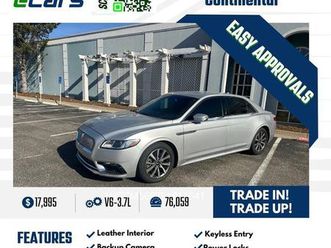 used 2018 lincoln continental premiere