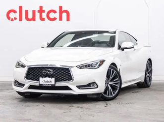 2020 infiniti q60 luxe awd w/apple carplay & android auto, heate