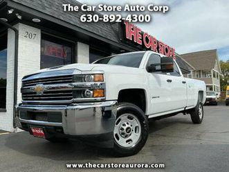 2018 chevrolet chevy silverado 2500hd 2wd crew cab 167.7 work truck -