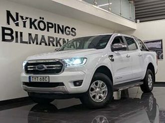 ford ranger limited dubbelhytt 4x4 skinn kamera värm. carplay