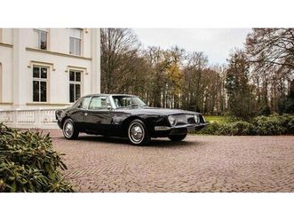 1963 studebaker avanti noir automatique, 3 vitesses condu...