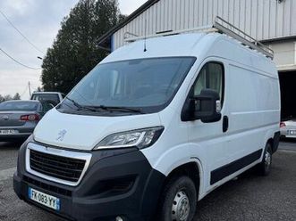 peugeot boxer iii phase 3 fourgon 333 l2h2 2.0 bluehdi 16v 130 cv 3 places boite 6, climatisation, régulateur de vitesse, gps, bluetooth + streaming, galerie al