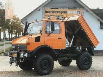 mercedes-benz unimog unimog 424 u1000 4x4 kipper (bj 1980) — vrachtwagens — marktplaats