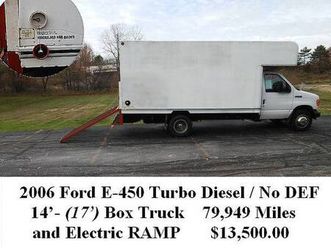 2006 ford e-450 turbo diesel
