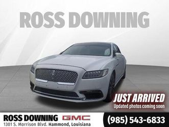 used 2017 lincoln continental black label