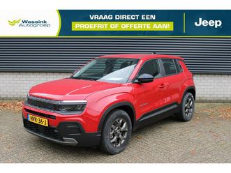 jeep avenger longitude 54 kwh 156pk i winter pack i stoelverwarming i parkeersensoren i lichtmetalen velgen