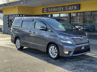2009 toyota vellfire (sienna) 3.5z awd platinum