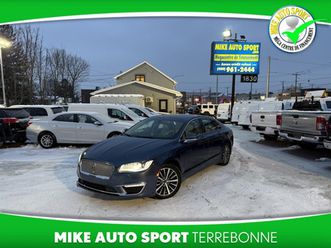 2018 lincoln mkz sélect