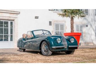 1954 jaguar xk120 vert foncé manuel, 4 vitesses conduite...
