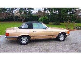 1984 mercedes sl class or manuel, 5 vitesses conduite à g...
