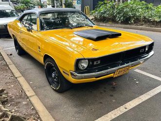 1971 dodge demon classic mopar demon, yellow exterior, straight body