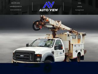 2008 ford super duty f-550 drw xl **boom truck**one owner**