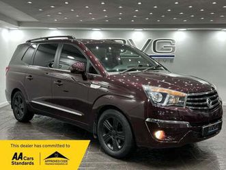 2015 ssangyong turismo 2.0 e-xdi ex t-tronic 4wd selectable euro 5 5dr mpv diesel automatic