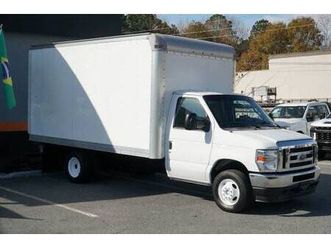 2021 ford e350 e 350 e-350 cutaway box truck 14ft cargo - low miles