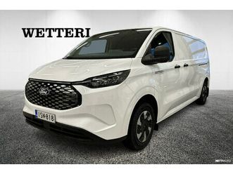 e-transit custom van 340 bev 100 kw a1 rwd trend l2h1 / koukku / kamera / läpijuostava / lämm. ratti ja tuulilasi / led