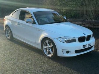 2013 bmw 1 series 118d exclusive edition 2dr coupe diesel manual