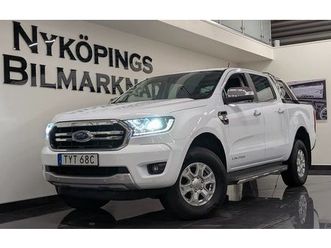 ford ranger limited dubbelhytt 4x4 skinn kamera värm. carplay