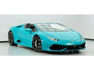 lamborghini huracan 2017 lamborghini huracan lp610-4 spyder ,full service history ,gcc