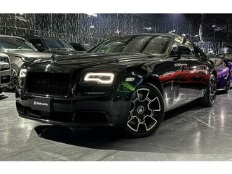 rolls-royce wraith black badge 6.6l (632 hp) 2023 rolls royce wraith, warranty, carbon fiber package, very low kms, 63