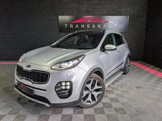 kia sportage 1.7 crdi 141 isg 4x2 dct7 gt line pack premium origine france , 2eme main , marche pied , int cuir