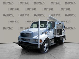 2004 sterling acterra bucket service crane truck