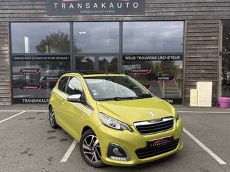 peugeot 108 vti 72ch bvm5 collection top! / distribution a chaine / suivi peugeot