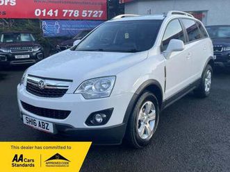 2016 vauxhall antara 2.2 cdti exclusiv 2wd euro 5 (start/stop) 5dr mpv diesel manual