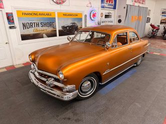 1951 ford 2 door custom -flathead v8-rat rod-see video