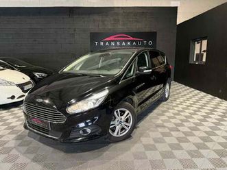 ford s-max 2.0 tdci 150 s&s titanium powershift a 7 places / suivi ford + attelage amovible