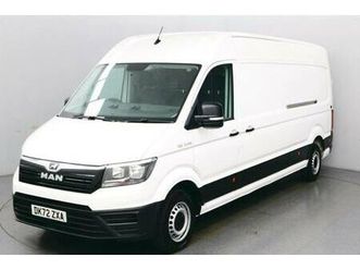 2022 man tge 2.0 3140d lion xs automatic fwd 140 bhp lwb high roof euro 6 ulez free panel van die...
