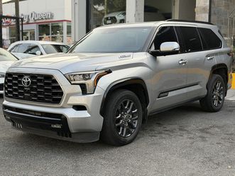 toyota sequoia platinum 2023