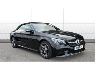 2019 mercedes-benz c-class cabriolet c300d amg line premium 2dr 9g-tronic