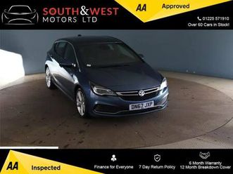 2017 vauxhall astra 1.4i turbo sri vx line hatchback 5dr petrol manual euro 6 (150 ps) hatchback ...
