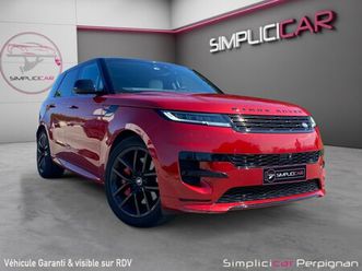 land rover range rover sport p440e 3.0l i6 phev 440ch dynamic se 1er main suivi land attelage garantie 2028 constructeur