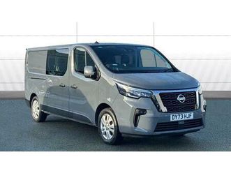 2023 nissan primastar 30 l2 diesel 2.0 dci 130ps h1 tekna+ crew van crew bus diesel manual