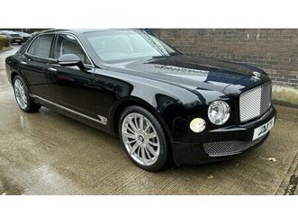 2012 bentley mulsanne noir automatique, 7+ vitesses condu...