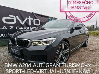 bmw serija 6 gran turismo: 620d aut. m sport-memory-kamera-navi-virtual-f1