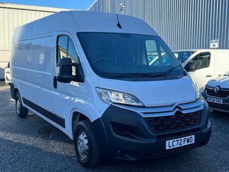 citroen relay 2.2 bluehdi 35 enterprise panel van 5dr diesel manual l3 high roof euro 6 (start/stop) (140 ps)