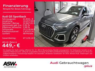 audi q5 sportback s line 40tdi quattro 360° pano ahk